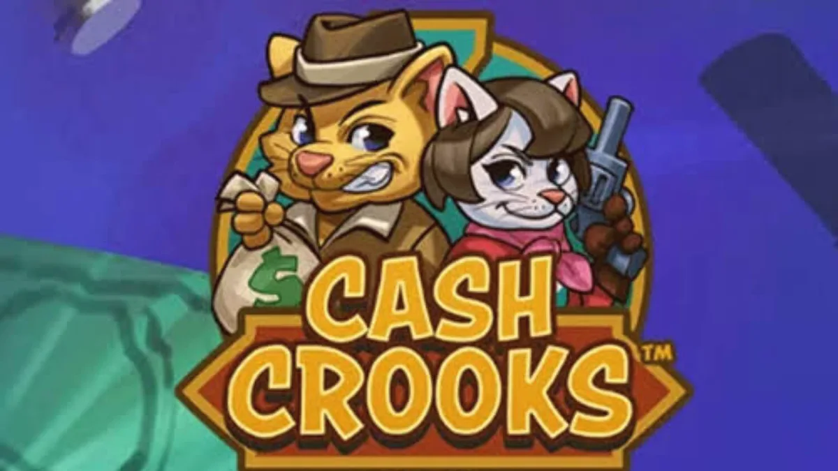 Cash Crooks slot dengan tema perampokan kucing noir