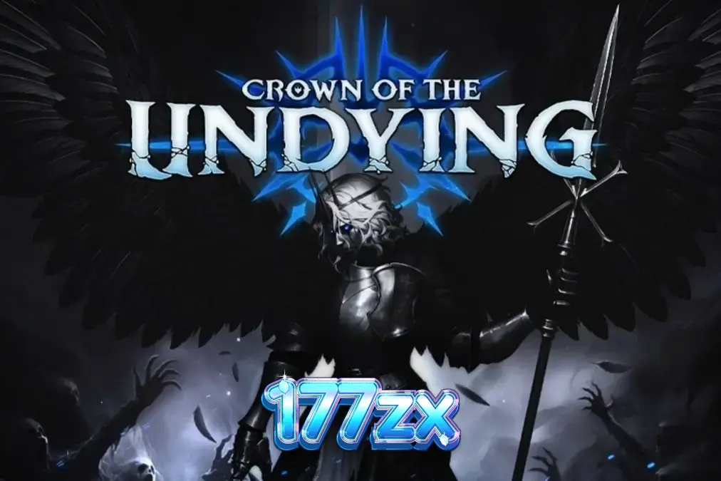 Tampilan visual gelap dan gotik dari slot Crown of the Undying