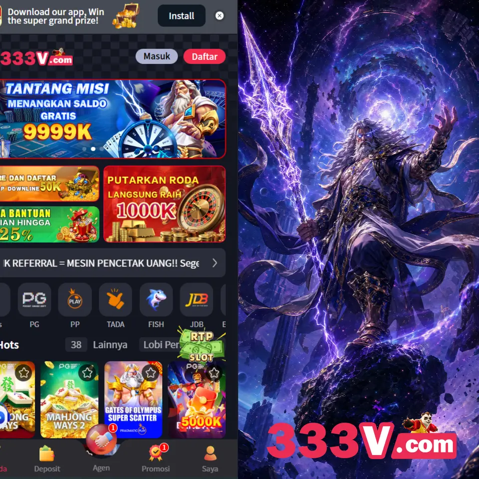 333v Masuk - 333v Resmi
